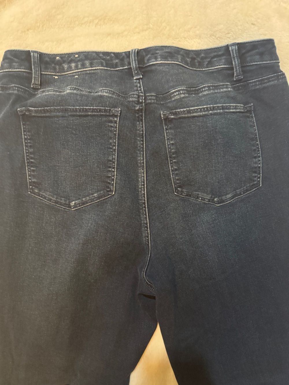Talbots Dark Blue Women's Straight-Leg Stretch Jeans Size 16W - Picture 9 of 11